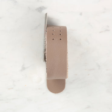 Knitme Gerçek Deri Spor Dikiş Çanta Askısı 75x2.5 cm Vizon BA-0036