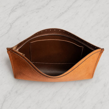 Kntme Deri Çanta Astarı Kahverengi 35*25 cm - BA-0154