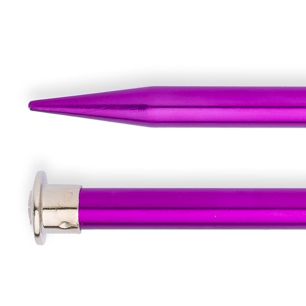 Kartopu 9 mm 35 cm Mor Metal Örgü Şişi