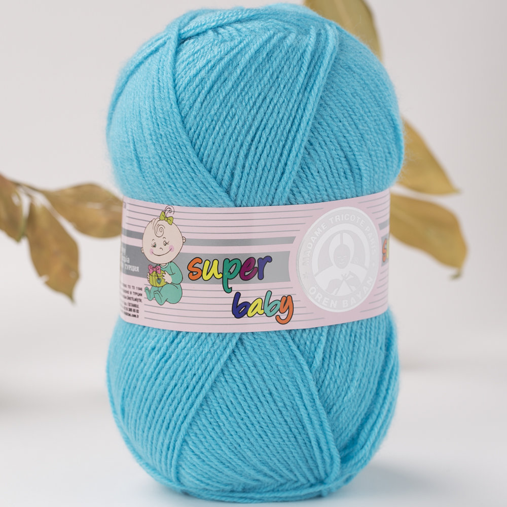 Örenbayan Super Baby Mavi El Örgü İpi - 23-1758