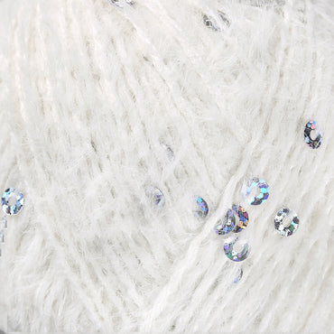 La Mia Club Paillettes Krem El Örgü İpi - 602