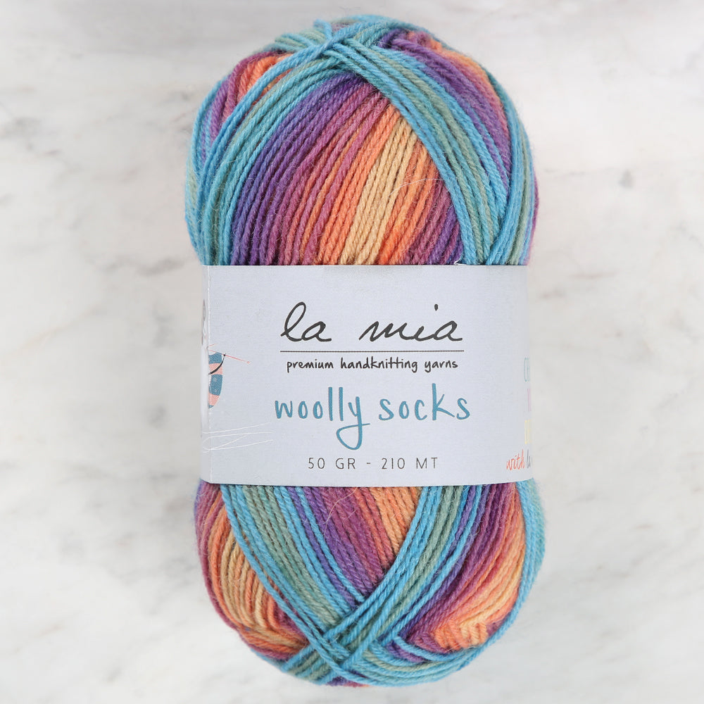 La Mia Woolly Socks Ebruli Çorap İpi - L07 – Hobium