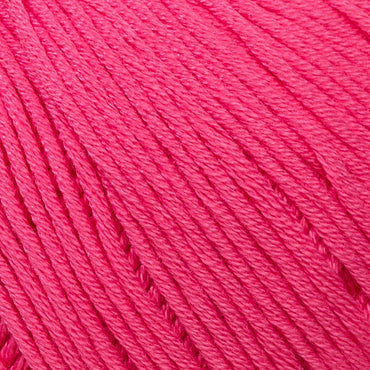 La Mia Mercerized Cotton Koyu Pembe El Örgü İpi - 35
