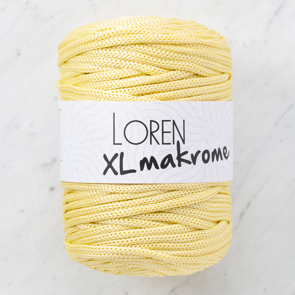 マロンロロミ Loren XL Makrome Sarı El Örgü İpi - R039 – Hobium