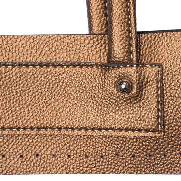 Loren Deri Bakır Rengi Çanta Sapı ve Taban Seti