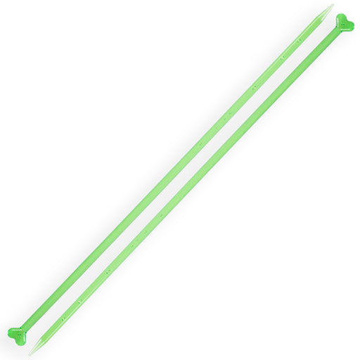 Kartopu 6 mm 35 cm Yeşil Plastik Örgü Şişi