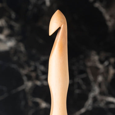 La Mia Whitewood 10 mm 15.5 cm Ahşap Yün Tığ