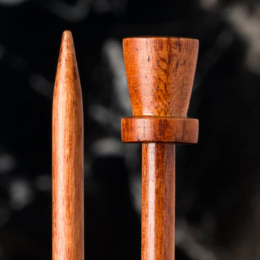 La Mia Rosewood 6 mm 36 cm Ahşap Örgü Şişi