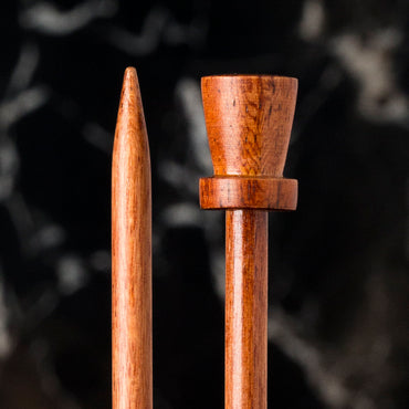 La Mia Rosewood 5 mm 36 cm Ahşap Örgü Şişi