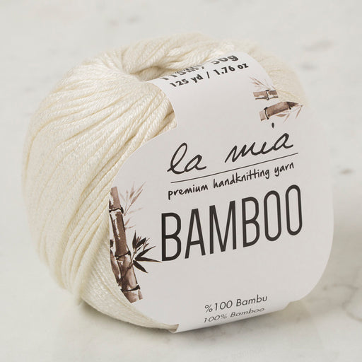 La Mia Bamboo Krem El Örgü İpi - L155