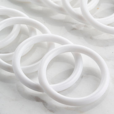 Loren 10'lu 4.5 cm Orta Boy Beyaz Lif Halkası