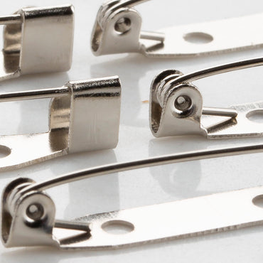 Loren 10 Adet 3 cm Gümüş Rengi Broş İğnesi