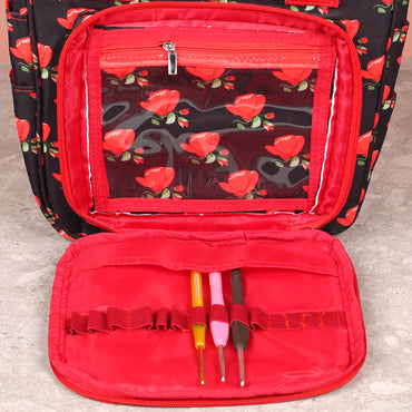 Nas Desenli Örgü Çantası - Karışık Renk