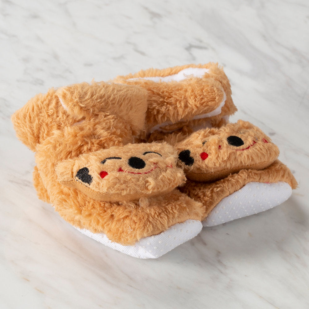Serfino Bebek Patiği / Ev Ayakkabısı Kahverengi Koala