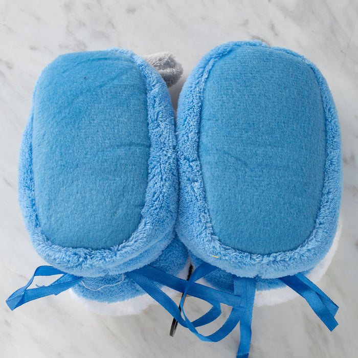 Serfino Büyük Bebek Patiği / Ev Ayakkabısı Mavi Fil 