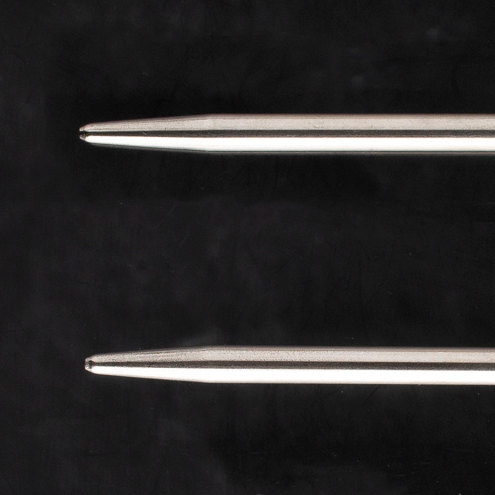 Kartopu 1 Çift Boncuklu Çelik Misinalı Örgü Şişi - 5 mm 60 cm