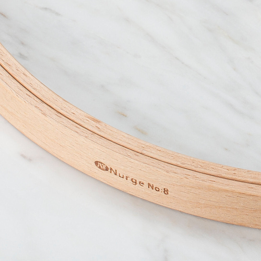 Nurge 16 mm Düz Vidasız Ağaç Nakış Kasnak - No.8