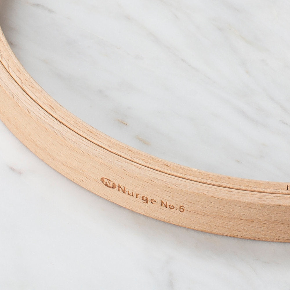 Nurge 16 mm Düz Vidasız Ağaç Nakış Kasnak - No.5