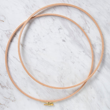 Nurge 8 mm Vidalı Ağaç Nakış Kasnak - No.8