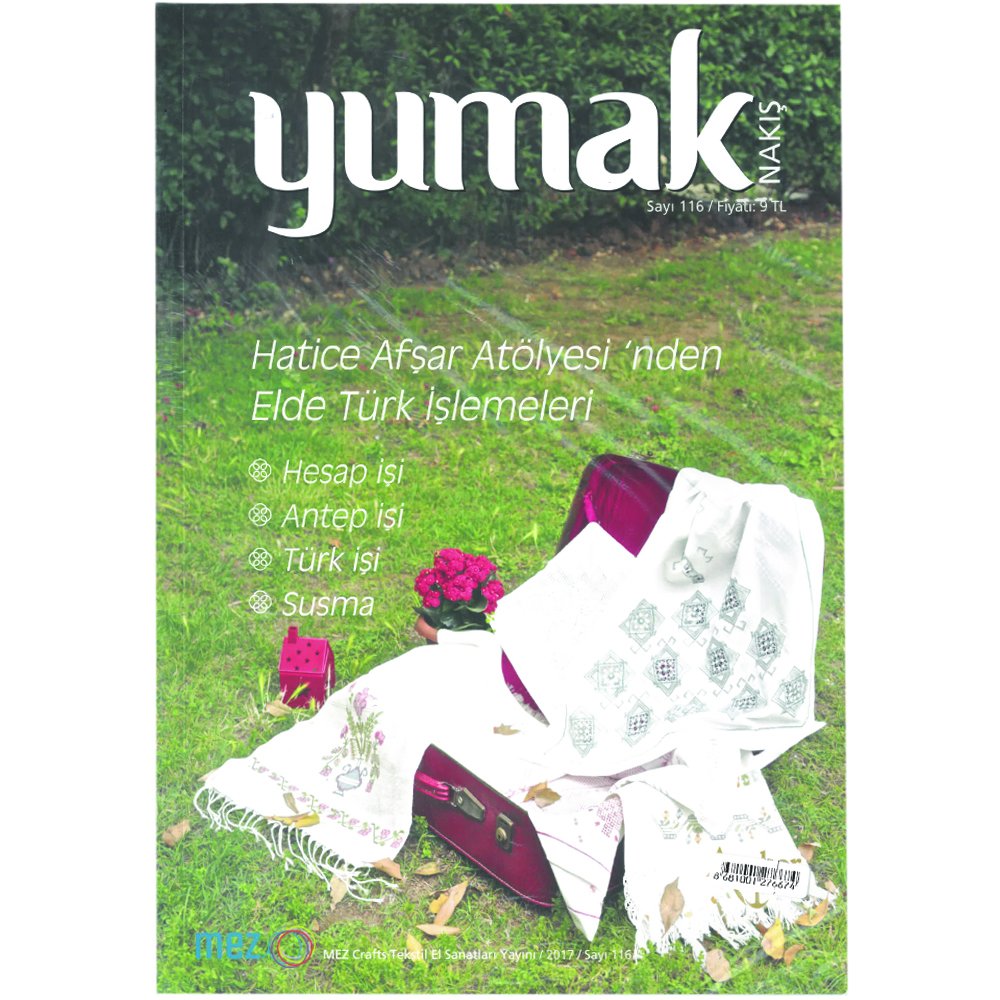 Anchor Yumak Nakış 116.Sayı Nakış Kitabı