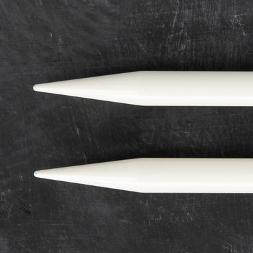 Kartopu 12 mm 40 cm Beyaz Alüminyum Örgü Şişi