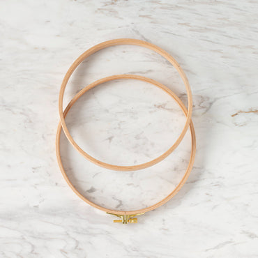 Nurge 16 mm Vidalı Ağaç Nakış Kasnak - No.4