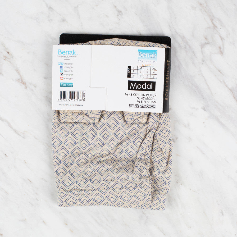 Berrak 4497 Erkek Boxer - Asorti - XL