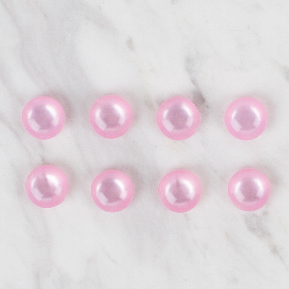 Loren Crafts 8'li Pembe Düğme - 39