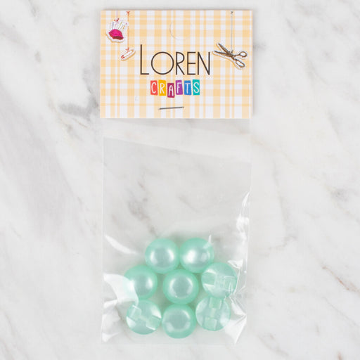 Loren Crafts 8'li Yeşil Düğme - 44