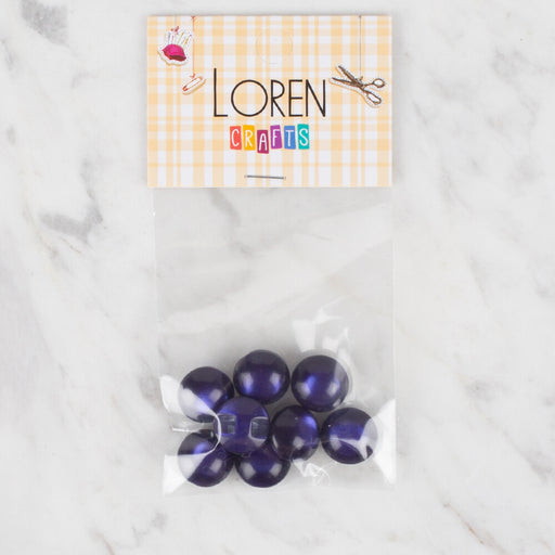 Loren Crafts 8'li Lacivert Düğme - 52