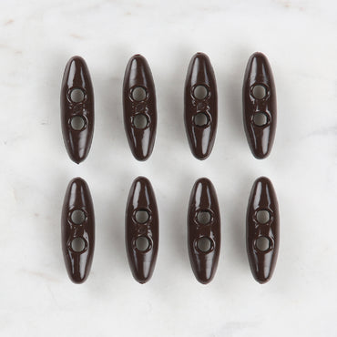 Loren Crafts 8'li Kahverengi Çoban Düğme - 54