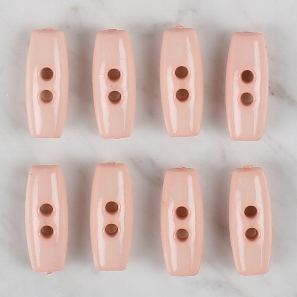 Loren Crafts açık pembe 8'li çoban düğmesi - 71