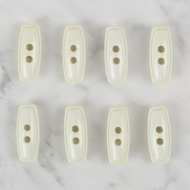 Loren Crafts ekru 8'li çoban düğmesi - 76