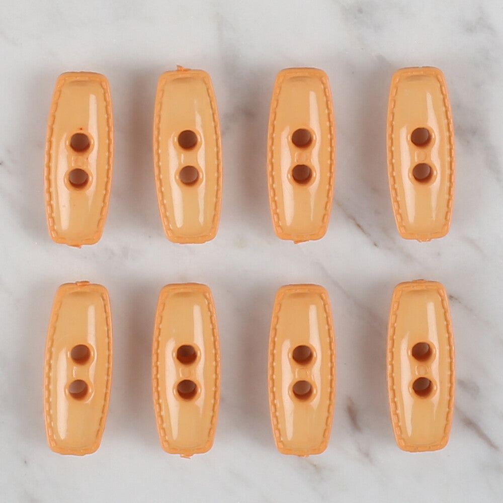 Loren Crafts turuncu 8'li çoban düğmesi - 78