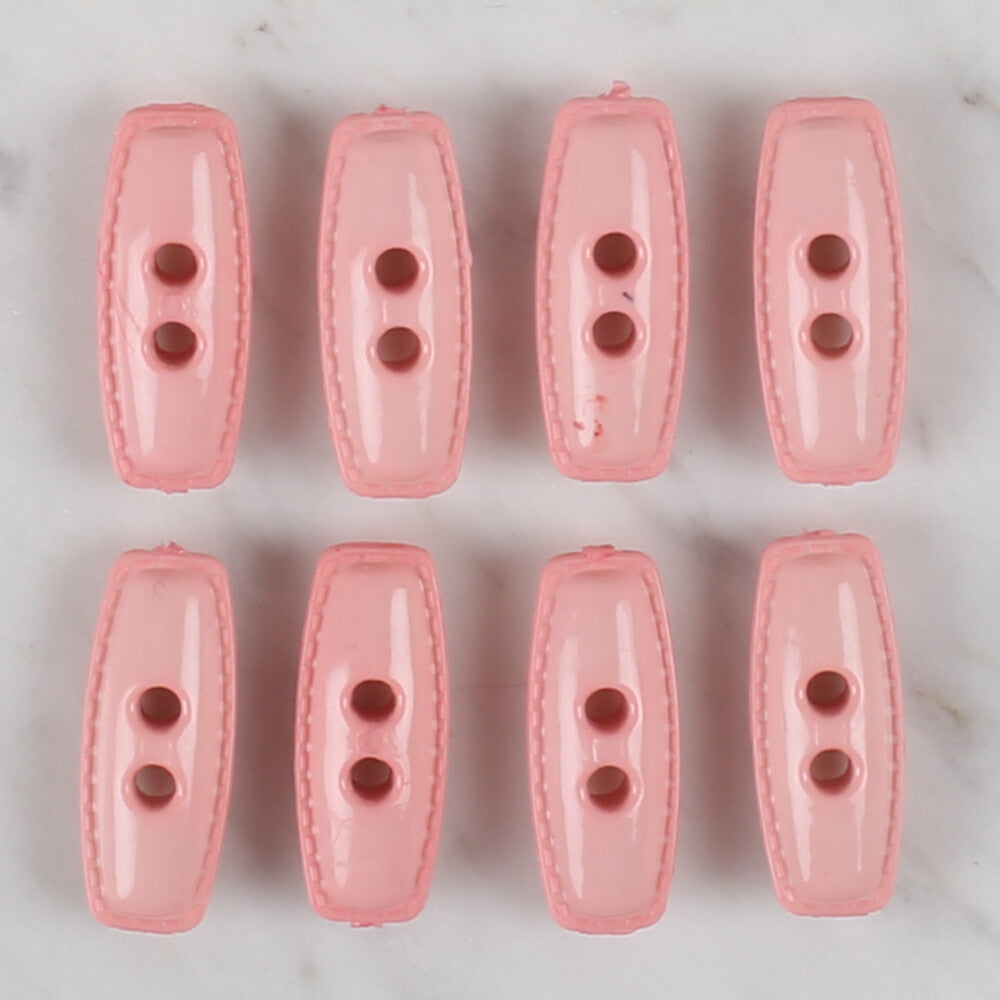 Loren Crafts pembe 8'li çoban düğmesi - 81