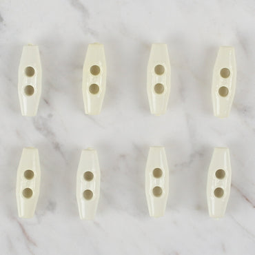 Loren Crafts 8'li ekru çoban düğme - 98