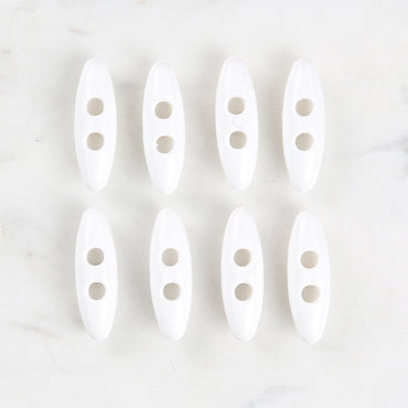 Loren Crafts 8'li Beyaz Çoban Düğme - 99