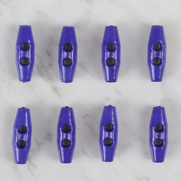 Loren Crafts saks mavi 8'li çoban düğme - 105