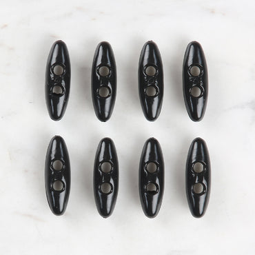 Loren Crafts 8'li Siyah Çoban Düğme - 109