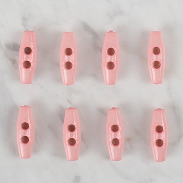 Loren Crafts pembe 8'li çoban düğme - 111