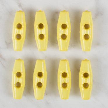 Loren Crafts 8'li sarı çoban düğme - 117