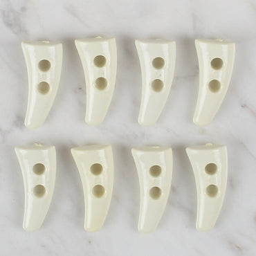 Loren Crafts ekru 8'li çoban düğmesi - 120