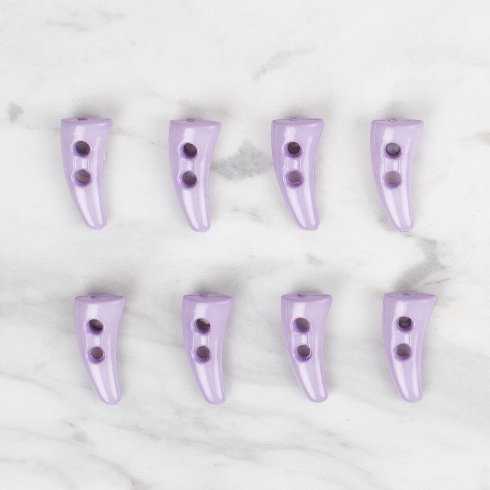 Loren Crafts 8'li lila çoban düğme - 129