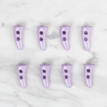 Loren Crafts 8'li lila çoban düğme - 129