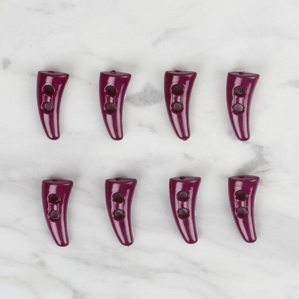 Loren Crafts 8'li mürdüm çoban düğme - 132