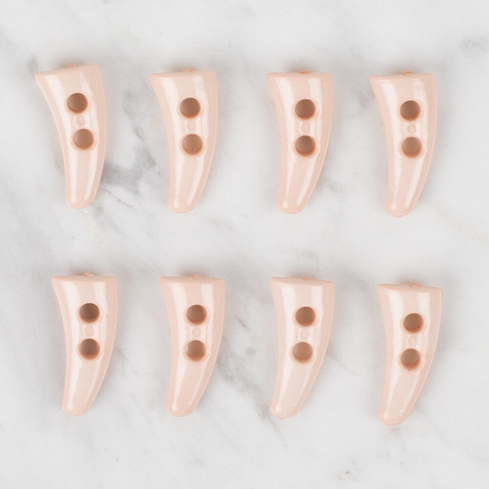 Loren Crafts 8'li açık pembe çoban düğme - 139