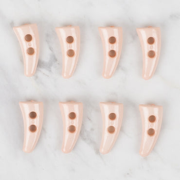 Loren Crafts 8'li açık pembe çoban düğme - 139