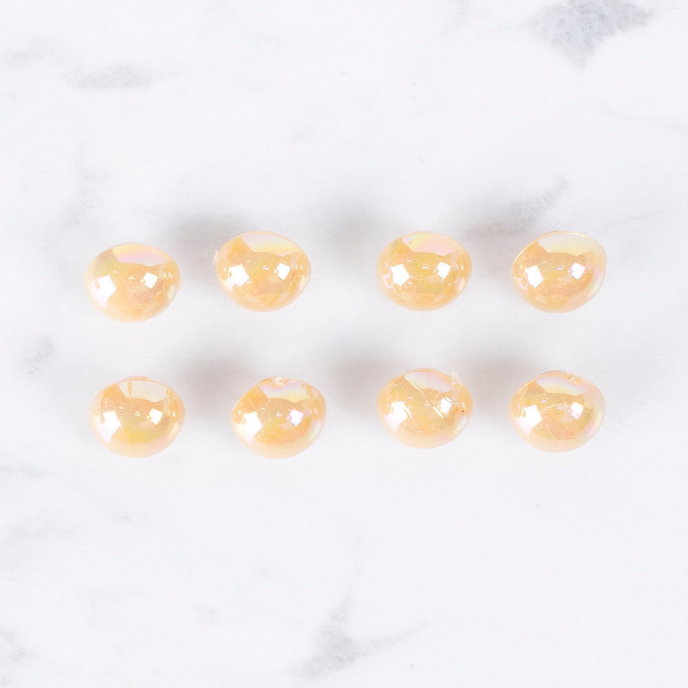 Loren Crafts 8'li Sedefli Bej Rengi Düğme - 0173