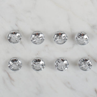 Loren Crafts gümüş 8'li düğme - 195