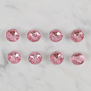 Loren Crafts pembe 8'li düğme - 201